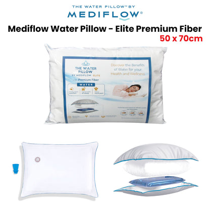 Mediflow Elite Premium Fiber Water Pillow 50 x 70 cm - Image 2