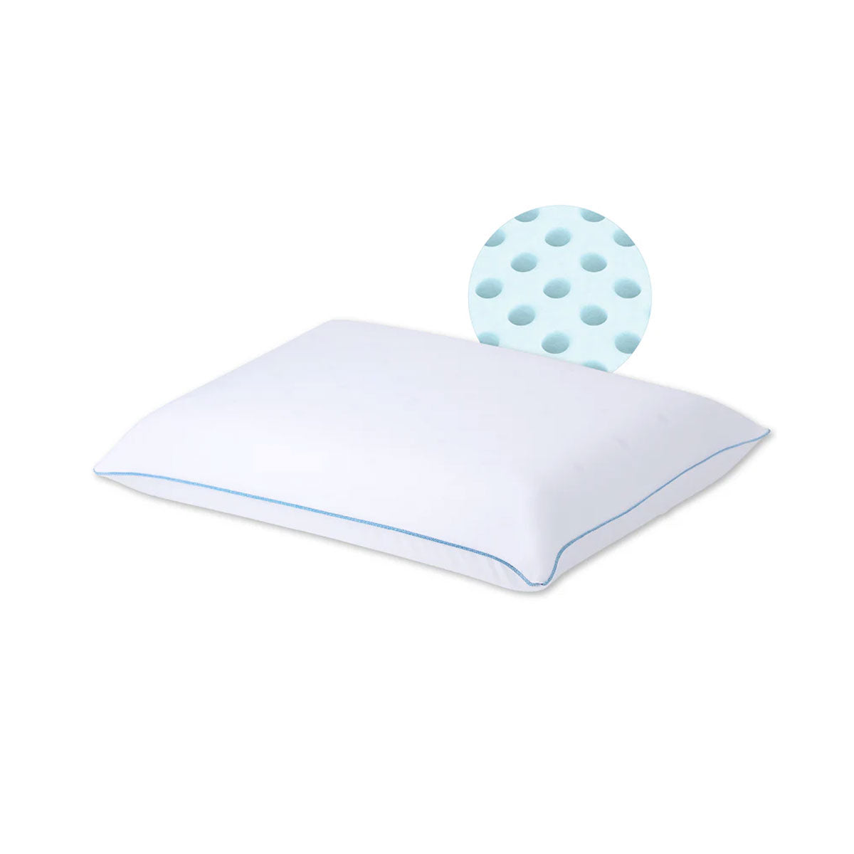 Mediflow Elite Premium Fiber Cooling Gel Memory Foam Water Pillow 44 x 66 cm - Image 3