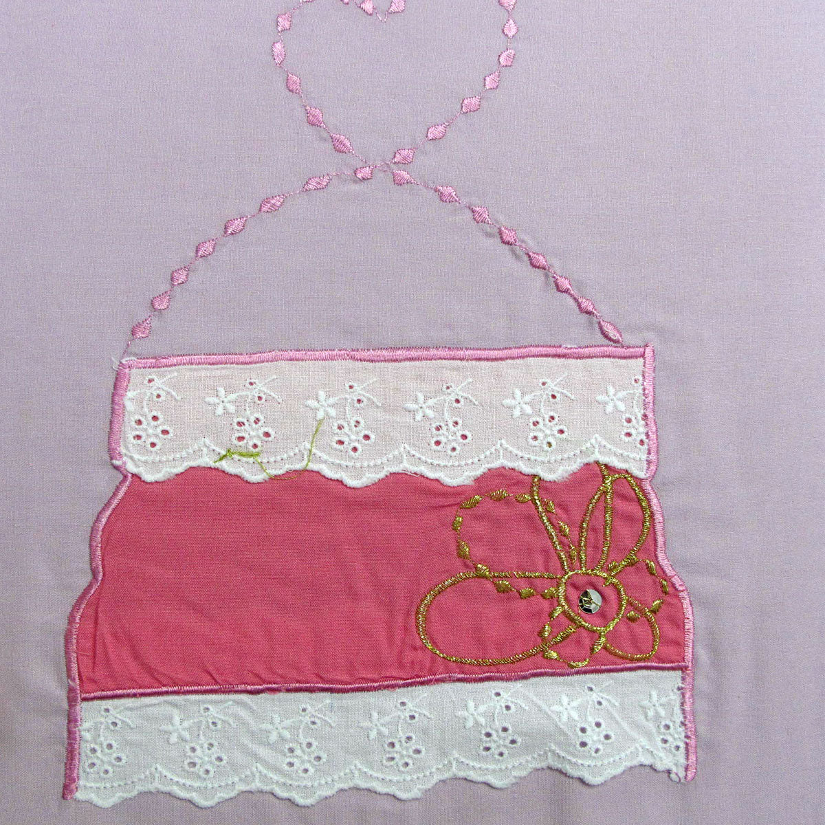 Diva Girls Accessories Embroidered Quilt Cover Set Single - Image 3