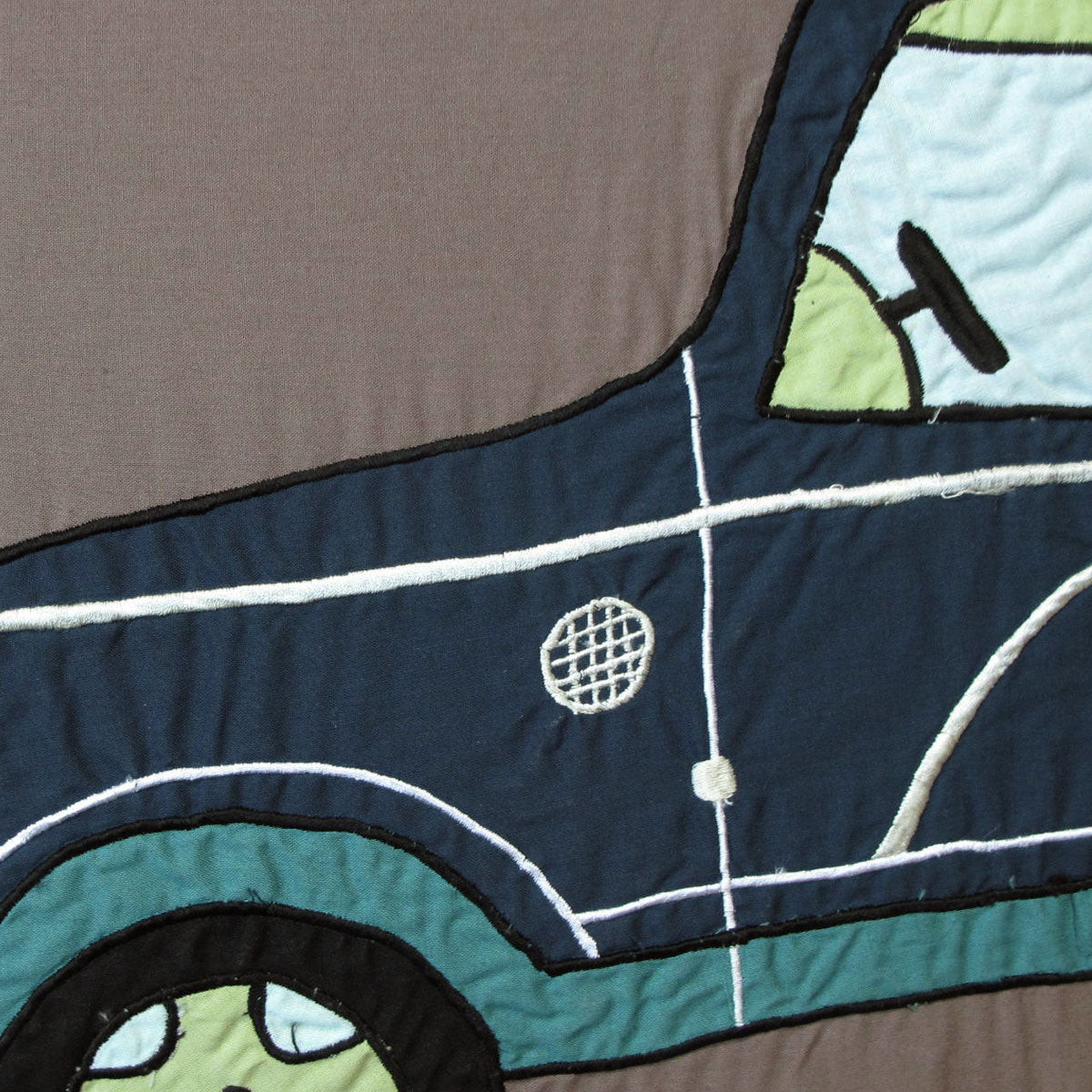 Jeep Wrangler Embroidered Quilt Cover Set Single - Image 3