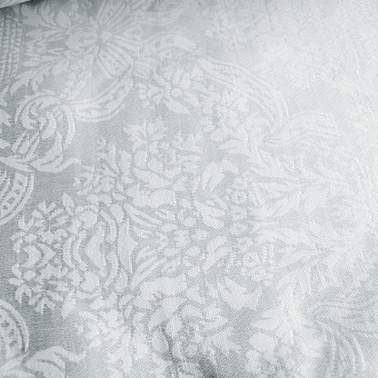 Damask White Elegant Polyester Jacquard Table Runner 38 x 90 cm - Image 3