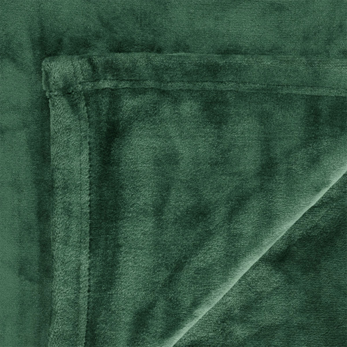 In 2 Linen 350GSM Plush Ultra Soft Velvet Touch Blanket Forest Double/Queen - Image 3