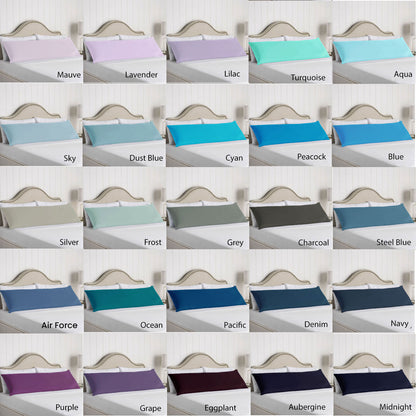 Artex 100% Cotton Body Pillowcase Purple - Image 2