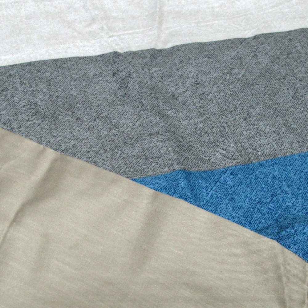 250TC Cotton Reversible Quilt Cover Set Beachy Stripes Queen - Image 4