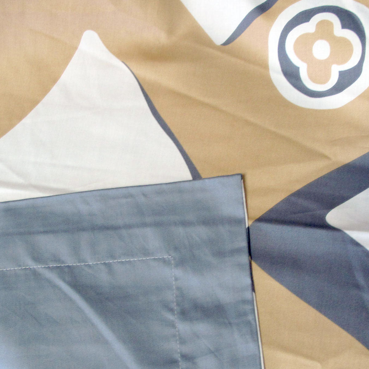 400TC Cotton Sateen Quilt Cover Set Modern Art King - Image 3
