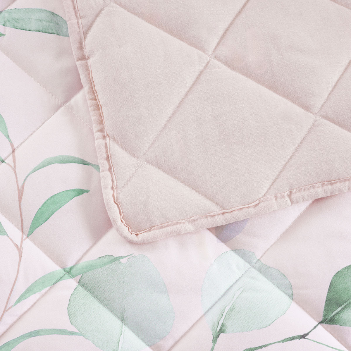 Bianca Sidney Blush Printed Floral Bedspread Set King - Image 5