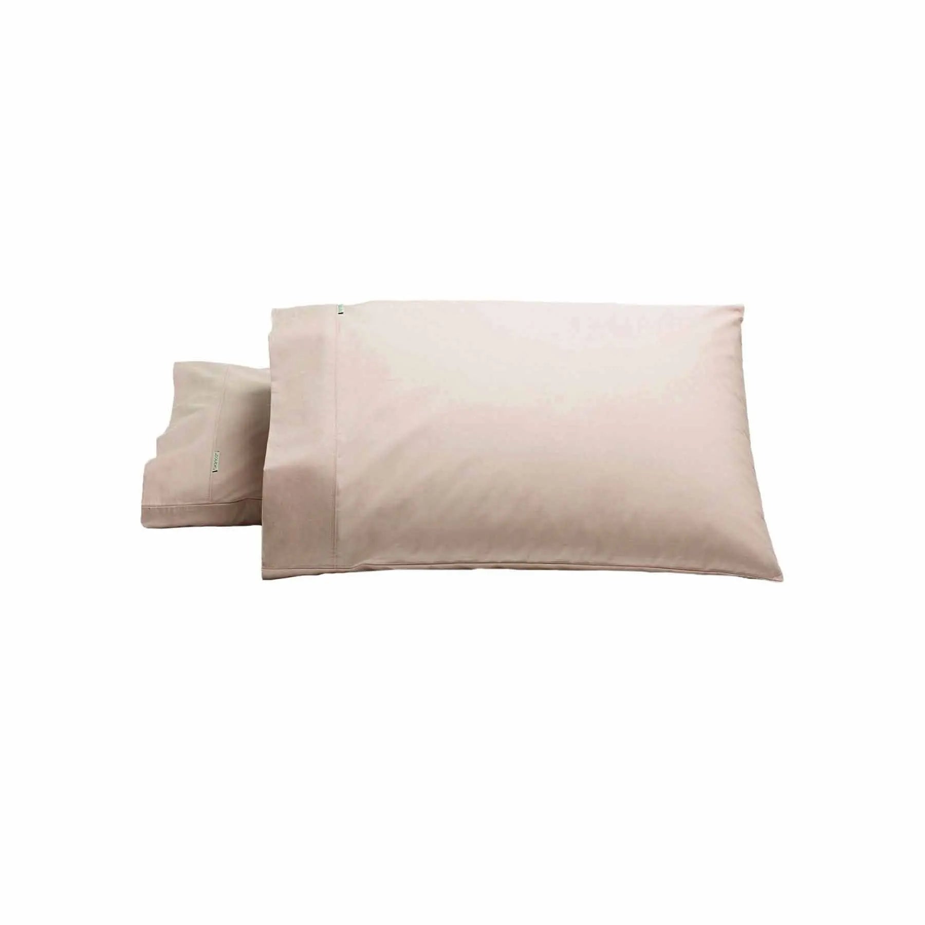 Bianca Pair of Heston Cotton Percale Standard Pillowcases Pink