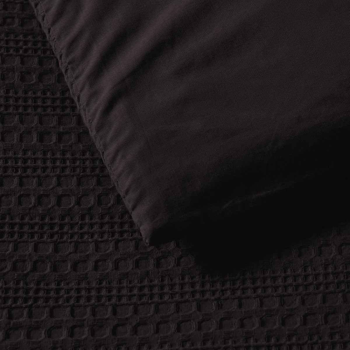 Bianca Kahlani Chocolate Waffle Quilt Cover Set Double - Image 5