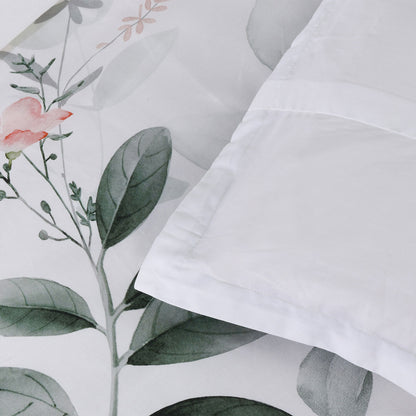 Bianca Wellingrove White Cotton Sateen Quilt Cover Set Double - Image 5