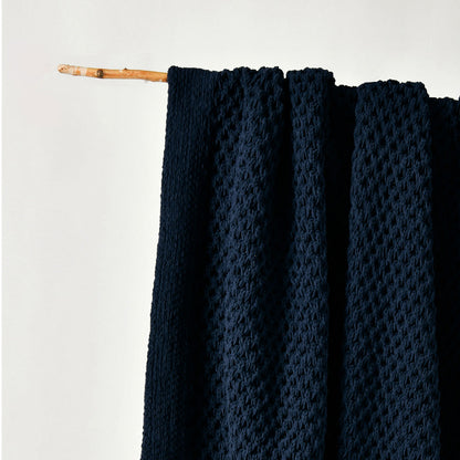 Bianca Sofala Indigo Polyester Chenille Throw Rug 130 x 170 cm - Image 3