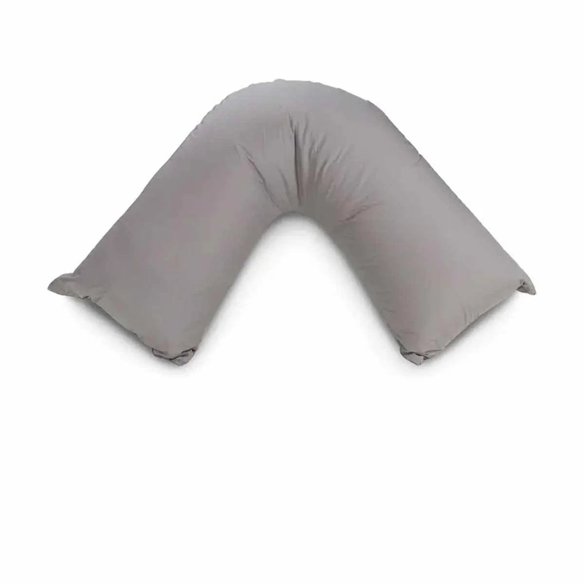 Easyrest Aus Made Medium Support Filled V Shape Pillow 64 x 39 cm Pewter