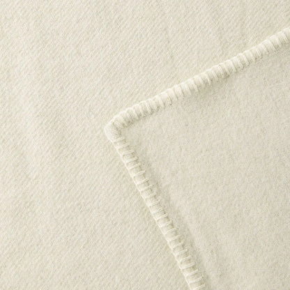Little Gem Cream Australian Wool Bassinet Blanket 80 x 120 cm - Image 3