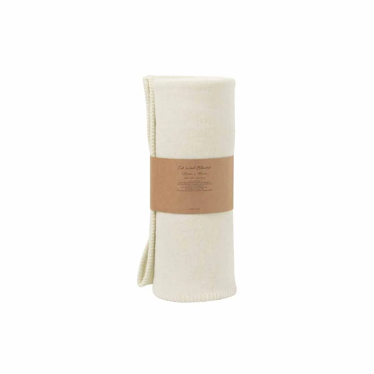 Little Gem Cream Australian Wool Cot Blanket 120 x 160 cm