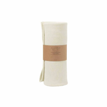 Little Gem Cream Australian Wool Cot Blanket 120 x 160 cm