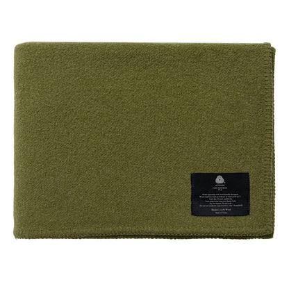 Little Gem Green Australian Wool Cot Blanket 120 x 160 cm - Image 4