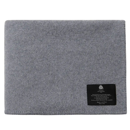 Little Gem Grey Australian Wool Cot Blanket 120 x 160 cm - Image 4