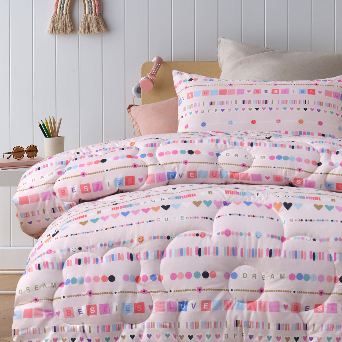 Happy Kids Swifty 2 Piece Washed Cotton Cover Comforter Set Single 160cm x 220cm - Image 3