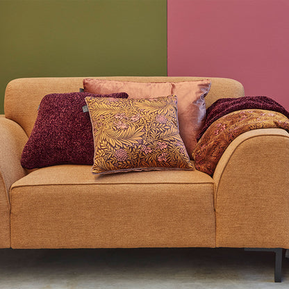 KAAT Amsterdam Jits Dark Red Square Filled Cushion 45cm x 45cm - Image 4