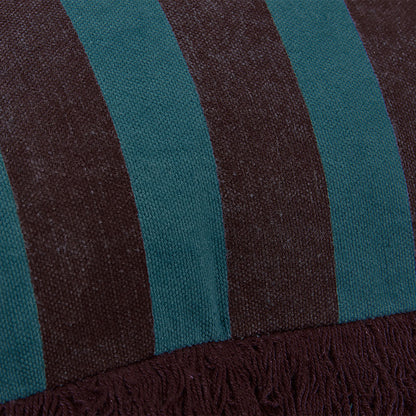 KAAT Amsterdam Viggo Red Stripe Square Filled Cushion 45cm x 45cm - Image 3