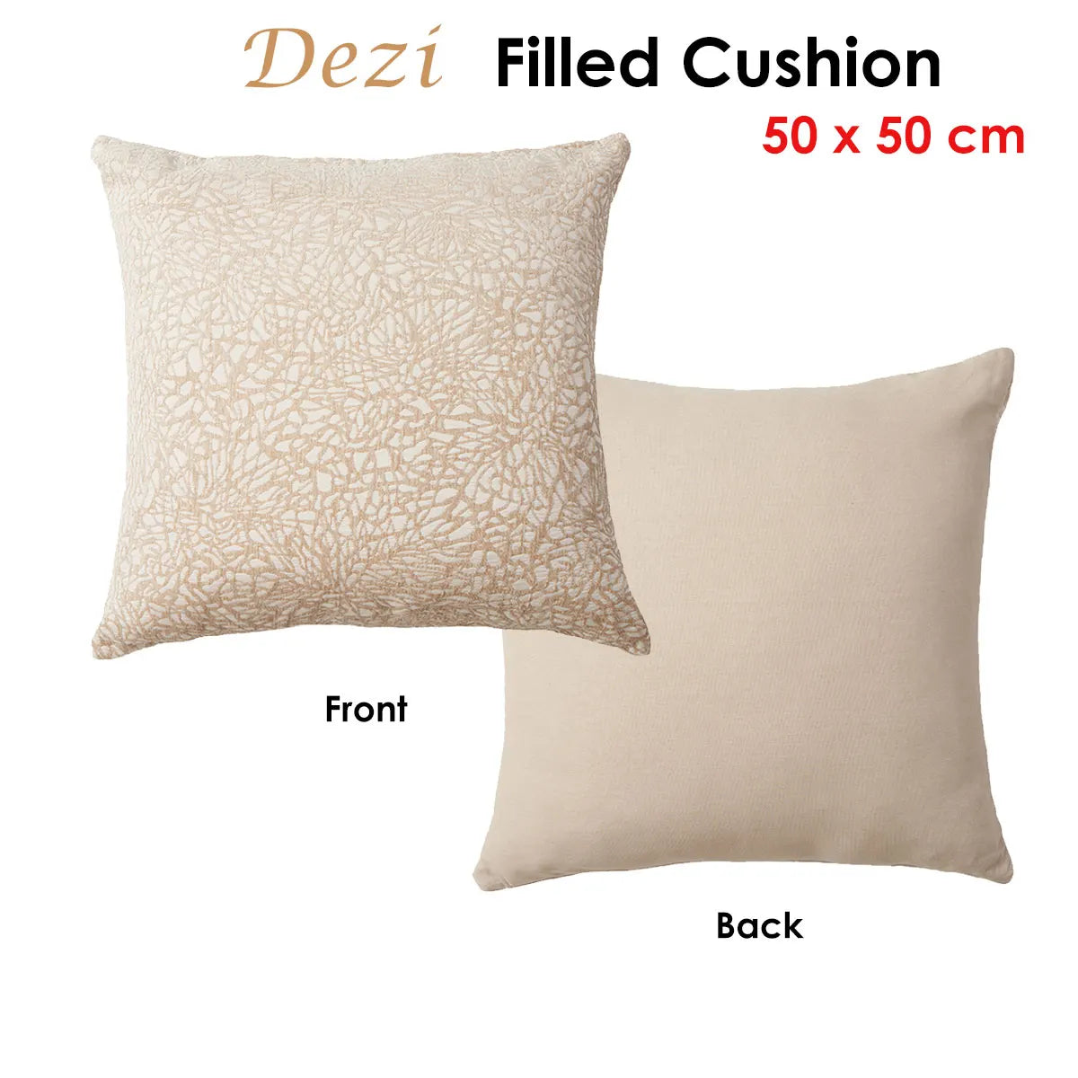 Accessorize Dezi Filled Cushion 50 x 50 cm - Image 2