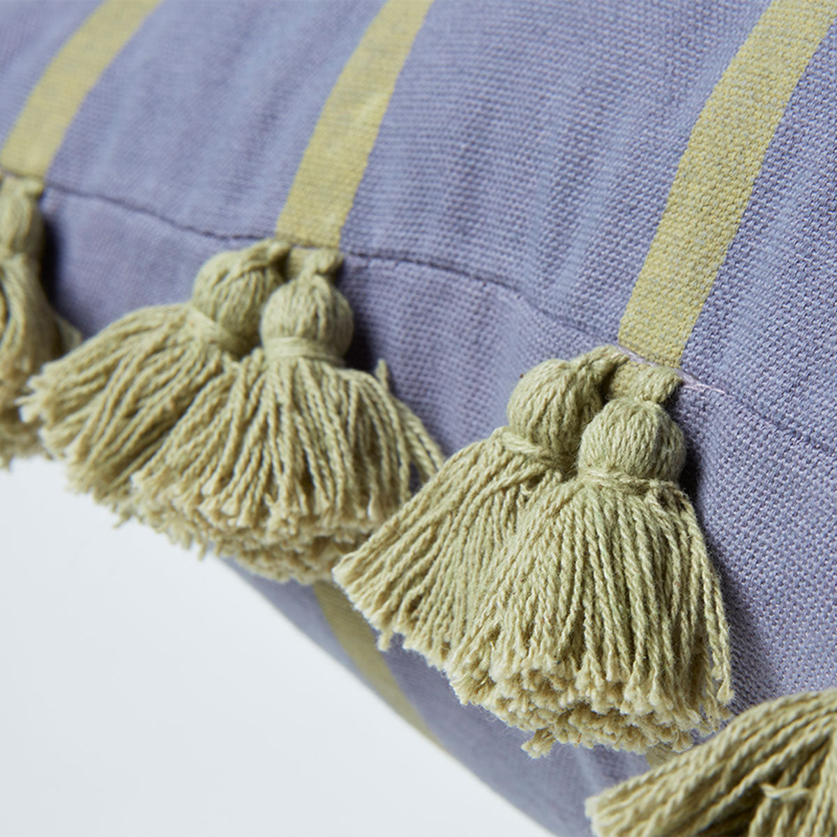 KAAT Amsterdam Jelke Mauve Stripes Oblong Filled Cushion 40cm x 60cm - Image 3
