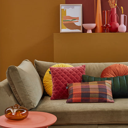 KAAT Amsterdam Shari Green Oblong Filled Cushion 30cm x 70cm - Image 4