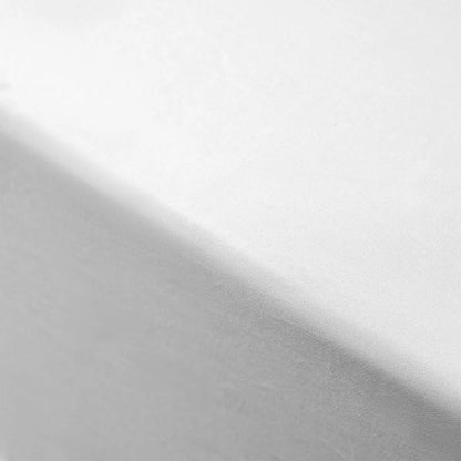Accessorize 400TC White Bamboo Cotton Fitted Sheet 40cm Wall Queen - Image 3