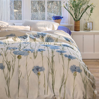 Bedding House Cornflower Sand 100% Cotton Percale Quilt Cover Set King - Image 3