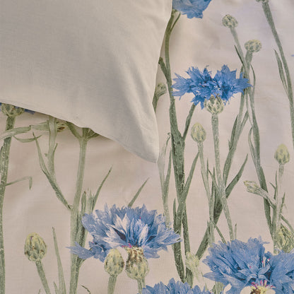 Bedding House Cornflower Sand 100% Cotton Percale Quilt Cover Set King - Image 4