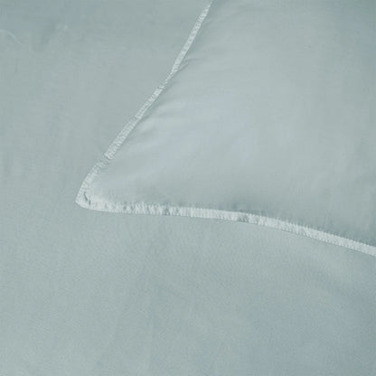 Accessorize 400TC Sage Bamboo Cotton Double Stitch Quilt Cover Set King - Image 3