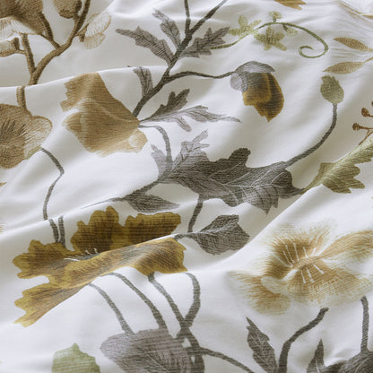Bedding House Elizabeth White Cotton Sateen Quilt Cover Set Queen - Image 4