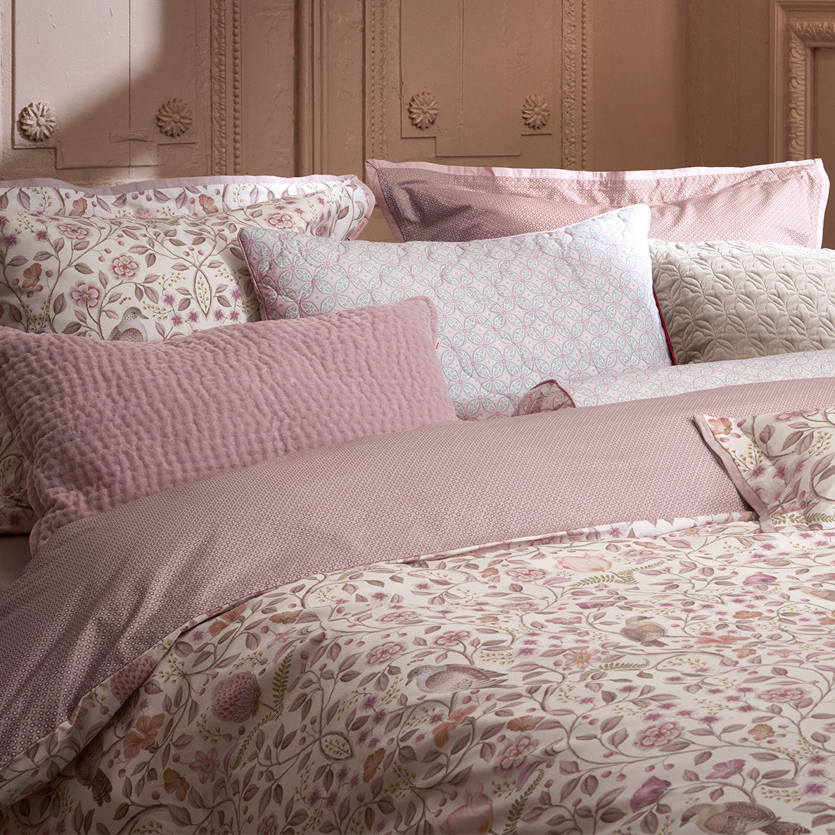 PIP Studio Garden of Dove Off White Cotton Quilt Cover Set King - Image 3