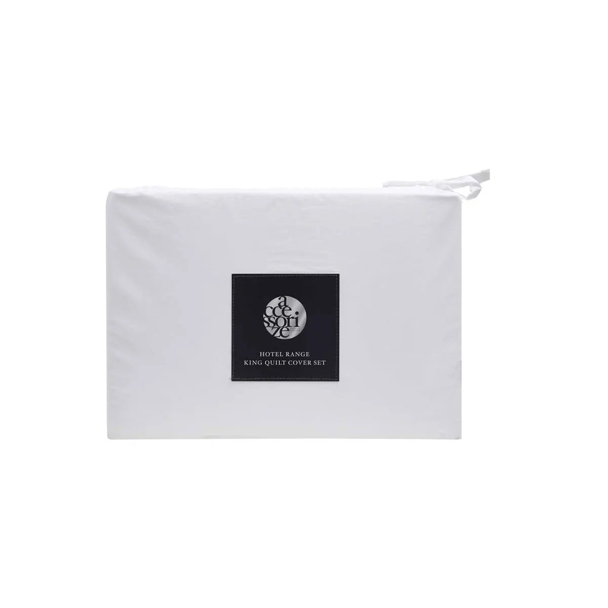 Accessorize White Tailored Hotel Deluxe Cotton Quilt Cover Set Queen - Image 4