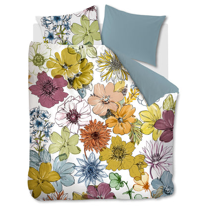 Bedding House Lotti Multi Cotton Floral Quilt Cover Set King - Image 5