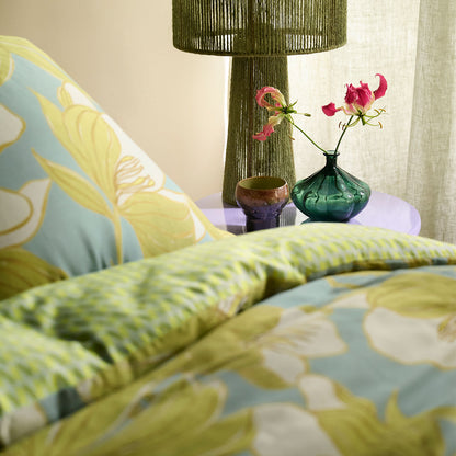 Oilily Melodi Green Cotton Floral Quilt Cover Set King - Image 5