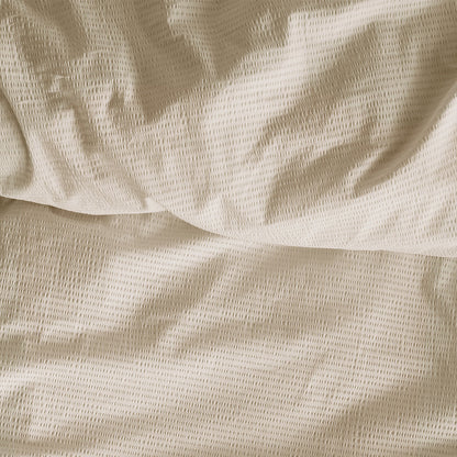 Bedding House Summer Sand Seersucker Cotton Quilt Cover Set King - Image 3