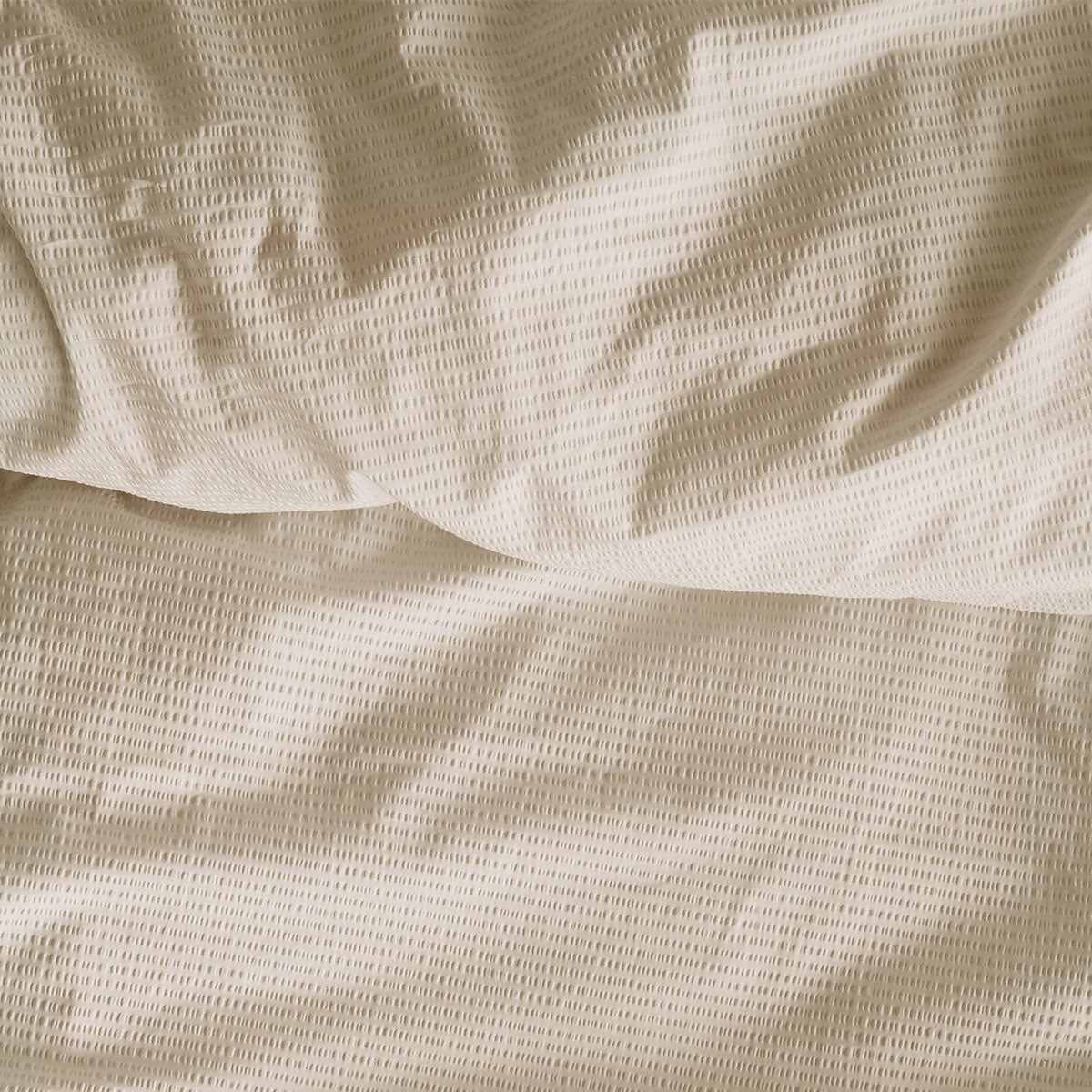 Bedding House Summer Sand Seersucker Cotton Quilt Cover Set Queen - Image 3