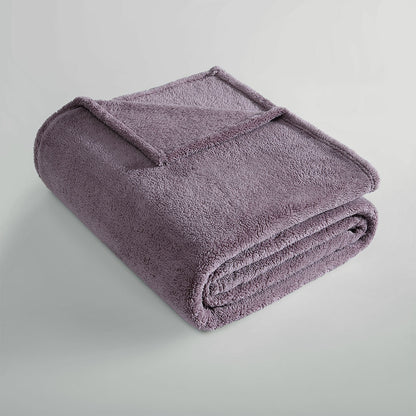 Ardor Teddy Mauve Ultra Soft Cozy Fleece Blanket Queen - Image 3