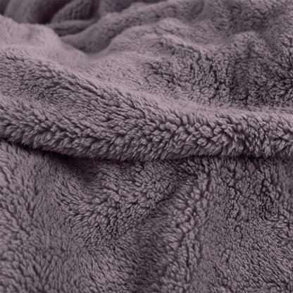 Ardor Teddy Mauve Ultra Soft Cozy Fleece Blanket Queen - Image 4