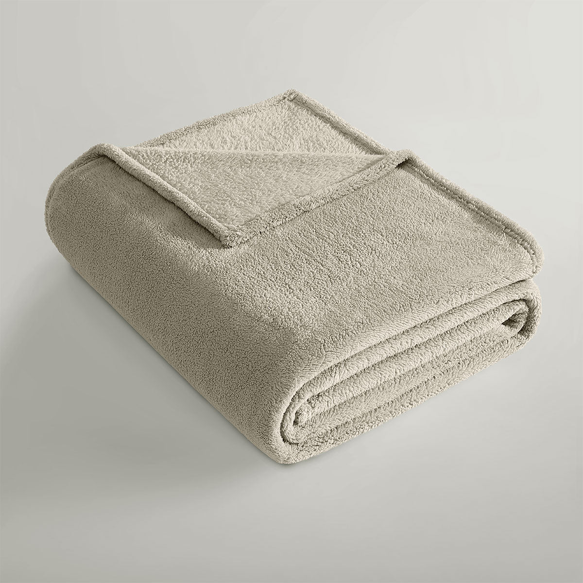 Ardor Teddy Natural Ultra Soft Cozy Fleece Blanket Queen - Image 3