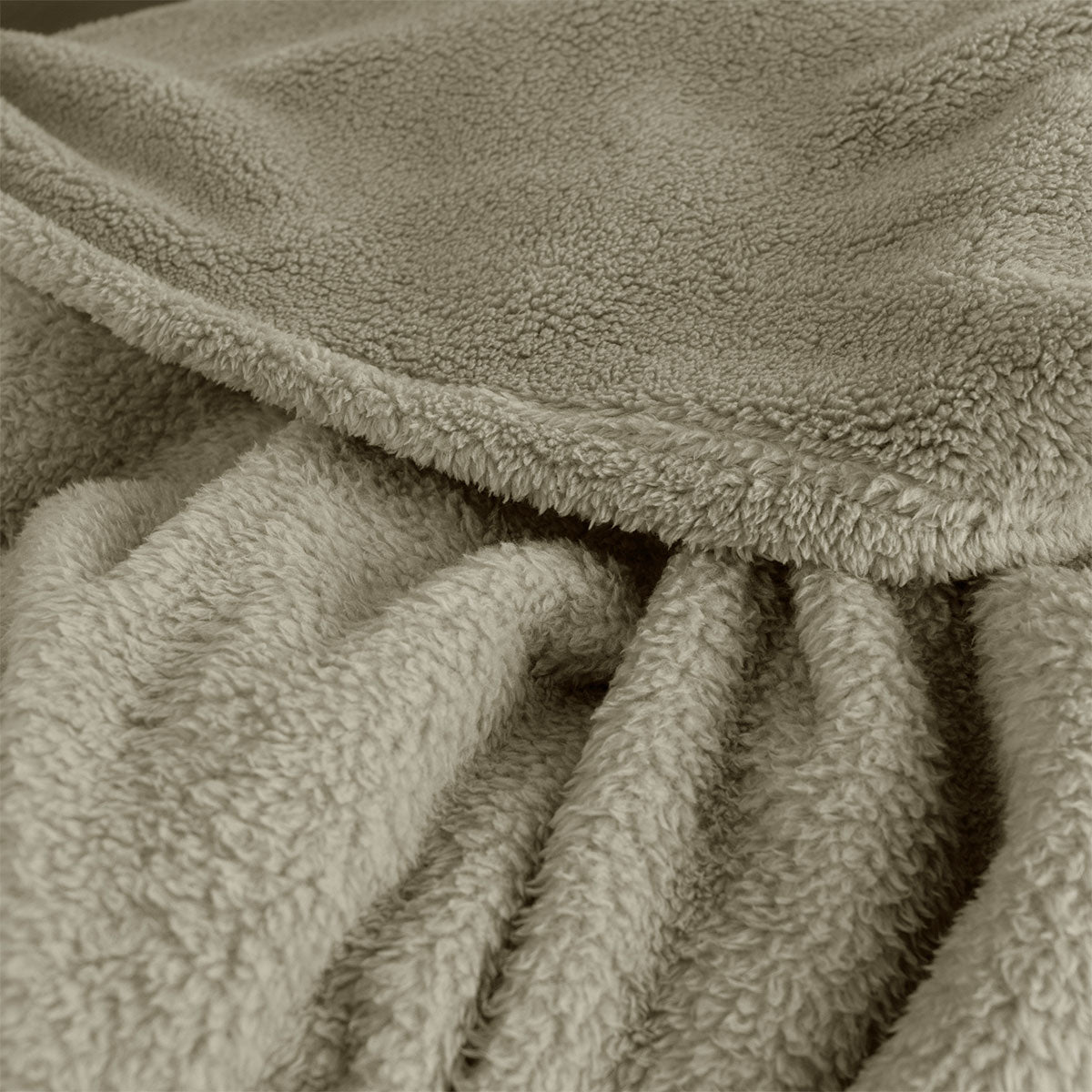 Ardor Teddy Natural Ultra Soft Cozy Fleece Blanket Queen - Image 4