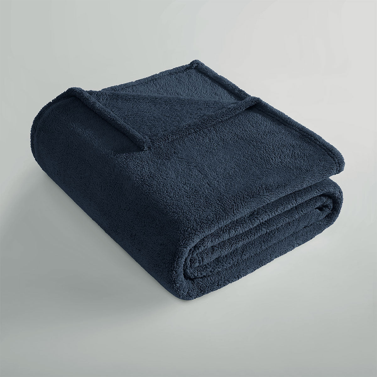Ardor Teddy Navy Ultra Soft Cozy Fleece Blanket Queen - Image 3
