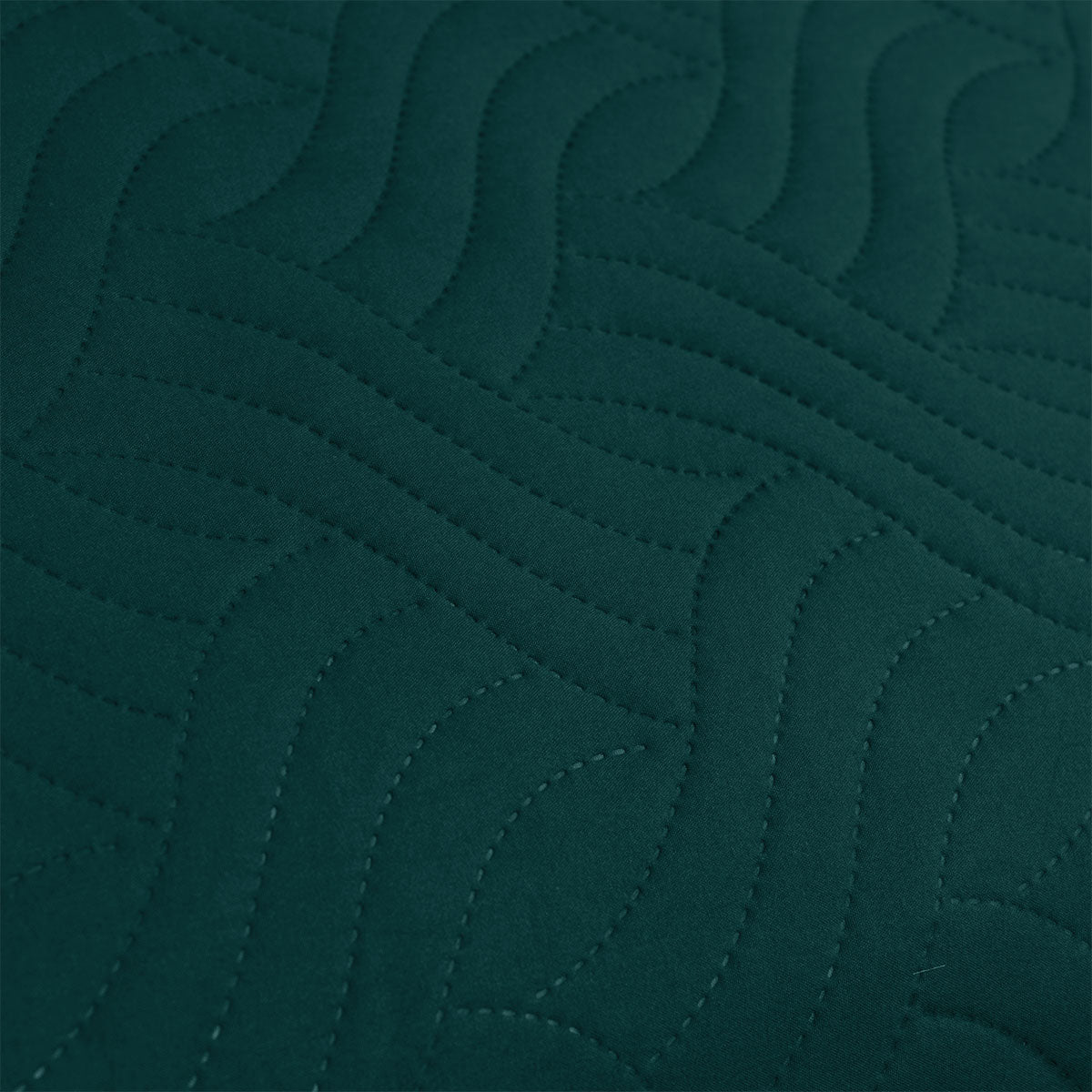 Ardor Asher Deep Teal Embossed Vintage Washed Quilt Cover Set Queen - Image 4