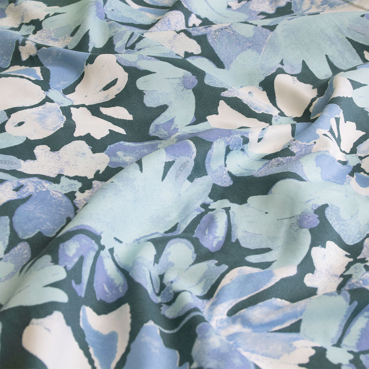 Ardor Eadie Teal Floral Printed Quilt Cover Set Queen - Image 4