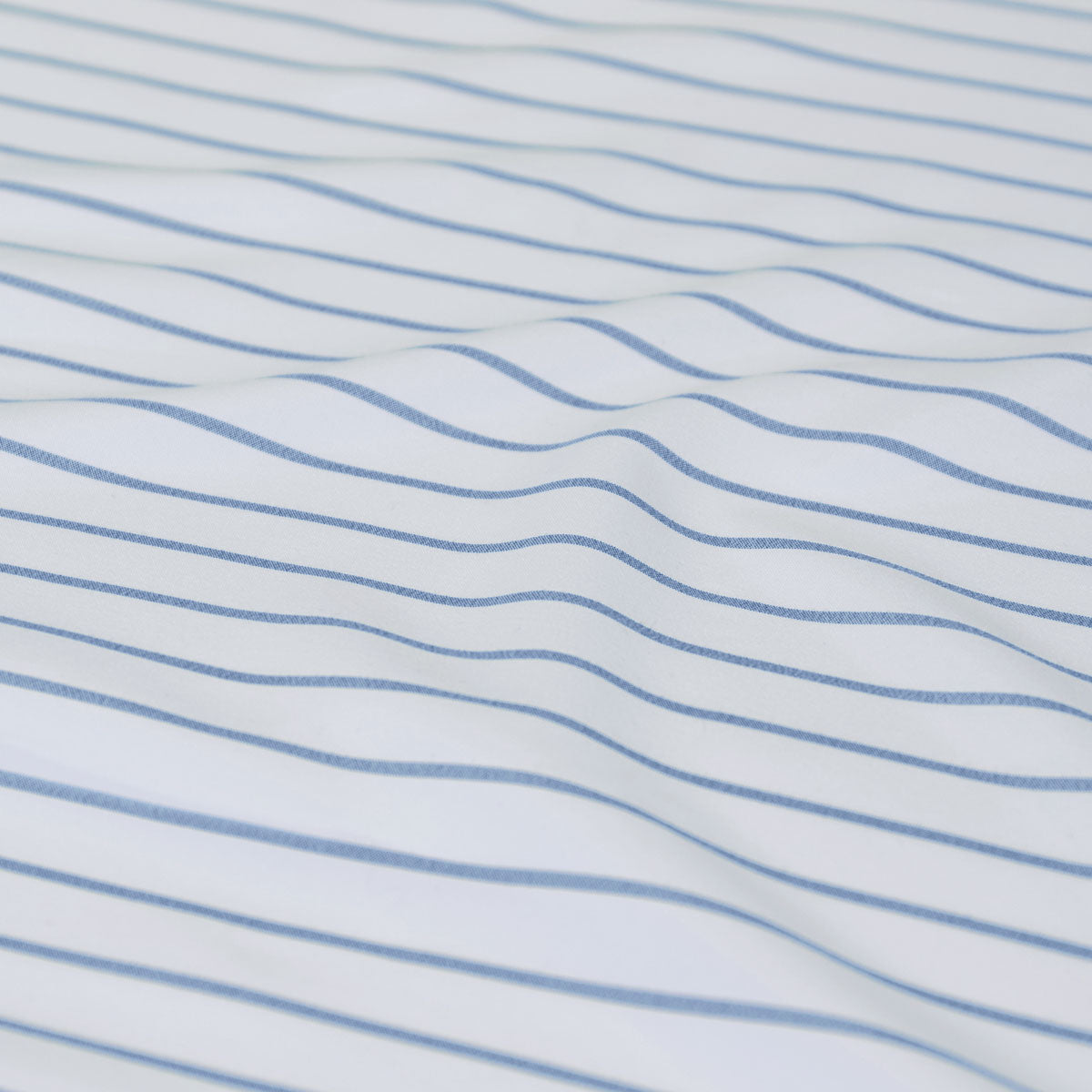 Ardor Frankie Blue Stripe Yarn Dyed Reversible Quilt Cover Set King - Image 4