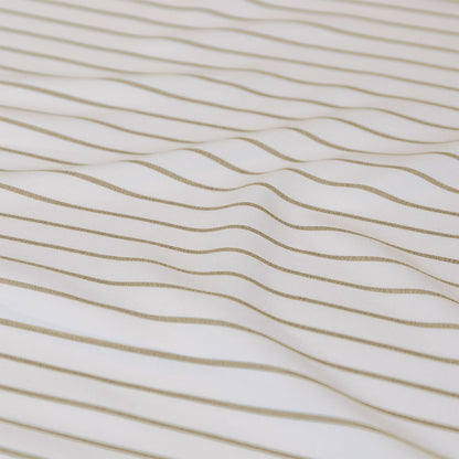Ardor Frankie Natural Stripe Yarn Dyed Reversible Quilt Cover Set Queen - Image 4