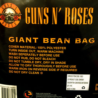 Guns N' Roses Giant Bean Bag Cover 140 x 180 cm - Image 3