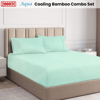 Ramesses Aqua 2000TC Cooling Bamboo Combo Set King - Image 2