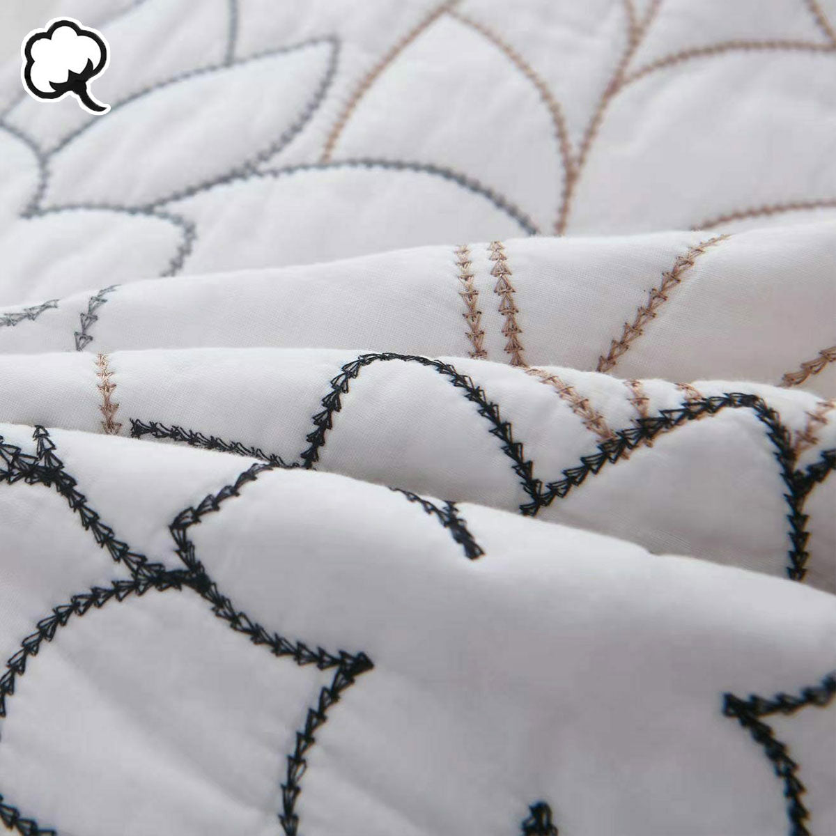 100% Cotton Coverlet Set Eliana Queen - Image 3