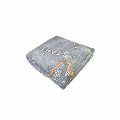 Grey Game Start Glow in the Dark Throw Blanket 125x152 cm
